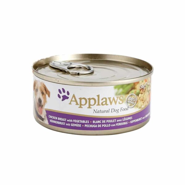 Applaws Dog Tin Chick Veg & Rice - 156Gr