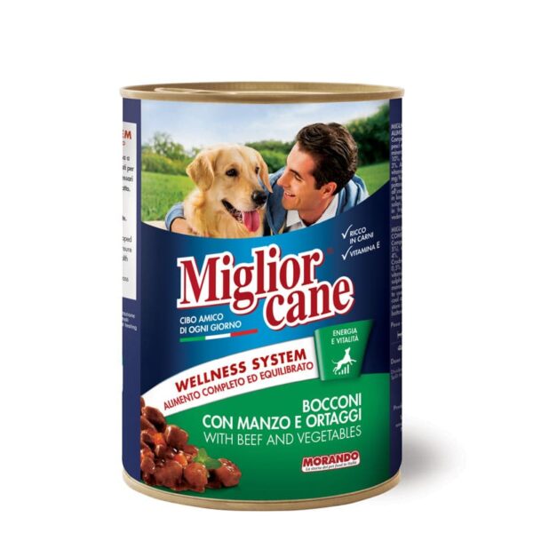 Miglior Cane Dog Tin Beef/ Veg 405Gr