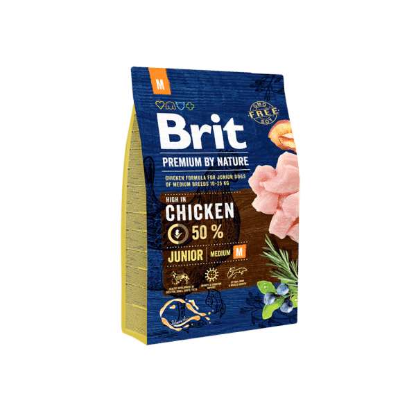 Brit Dog Dry Nature Jun Medium Breed 3Kg