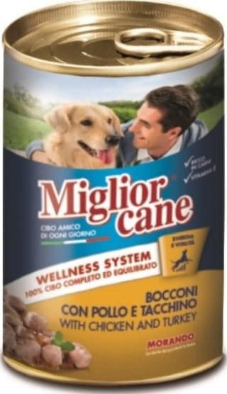 Miglior Cane Dog Tin Chick/Turkey 405Gr