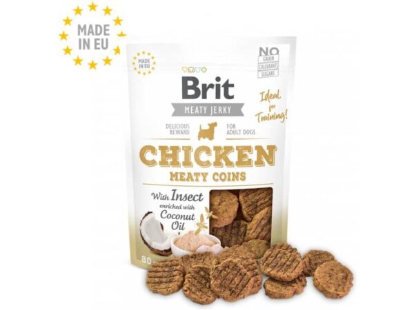 Brit Treats Jerky Chicken Coins 80 Gr