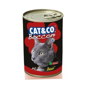 Cat & Co Tin Chunks Beef 405Gr
