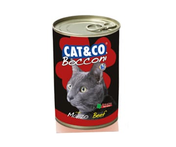 Cat & Co Tin Chunks Beef 405Gr