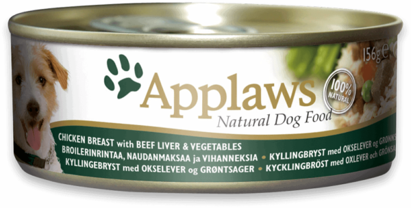Applaws Dog Tin Chick Beef Liv/Veg - 156