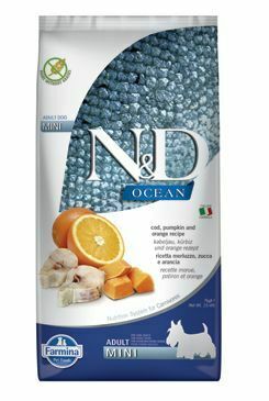 N&D Dog Dry Adult Mini Cod/Pump Or 7Kg