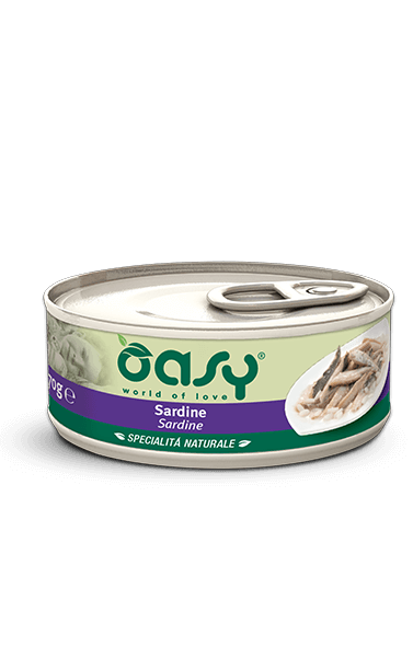 Oasy Cat Tin Natural Tonno Sardine 150 G