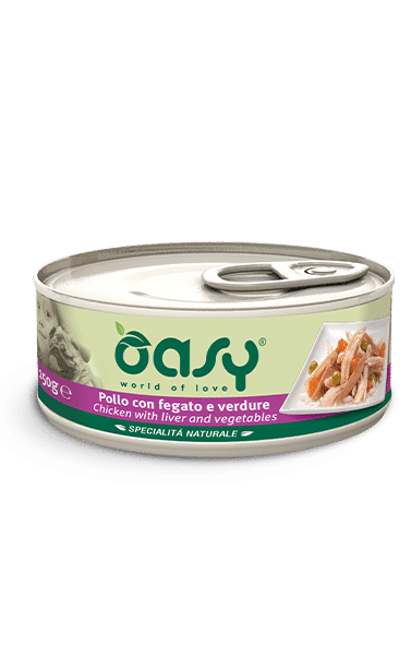 Oasy Dog Wet Chic Liv Veg 150Gr