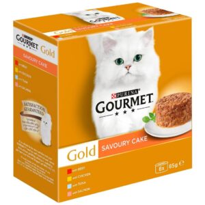 Gourmet Gold Sav. Cake Chick - 8 Pk