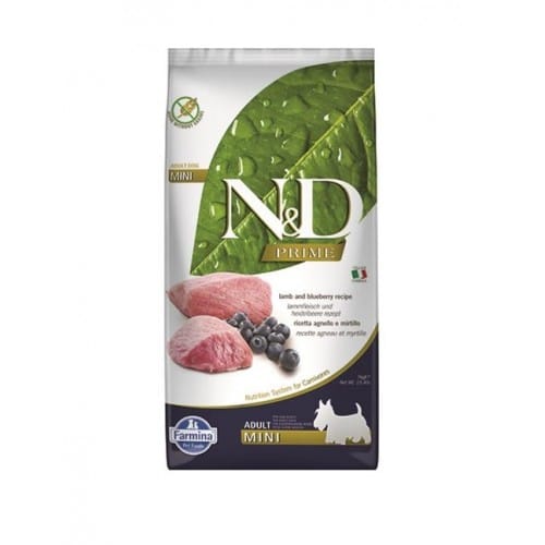 N&D Dog Dry Ad Mini Lamb Blue 7Kg