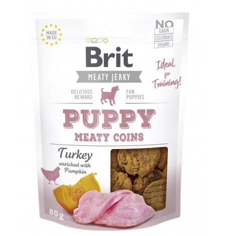 Brit Treats Jerky Puppy Coins 80 Gr