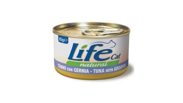 Life Cat Tin Tuna W/ Grouper 85Gr