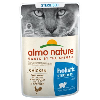 5291 Almo Holistic Sterilised Pollo 70G