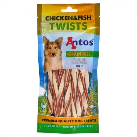 Antos Chicken & Fish Twists X 20 Pcs