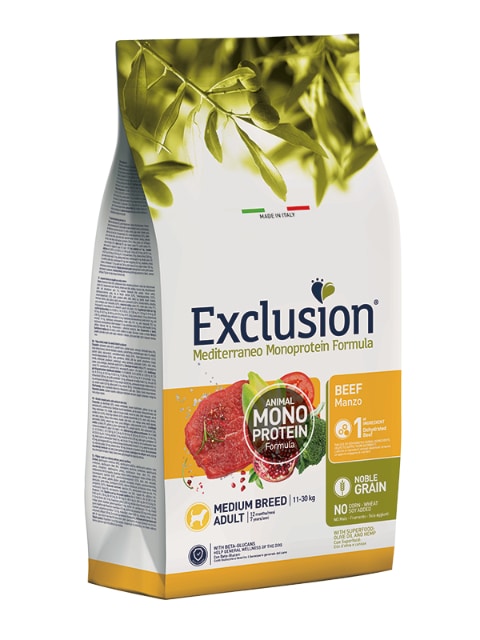 Exclusion Adult Beef Med 3Kg