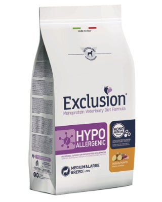 Exclusion Hypo Duck Potato M/L 2Kg