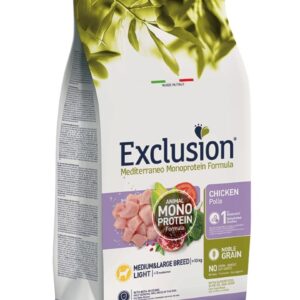 Exclusion Light Chicken Med / Lg 3Kg
