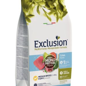 Exclusion Puppy Tuna Med 3Kg