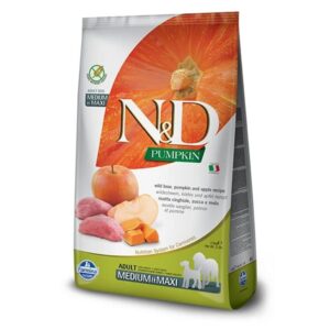 N&D Dog Dry Ad Med Max Boar Apple 2.5Kg