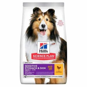 Hills Science Plan Dog Dry Adult Sens St