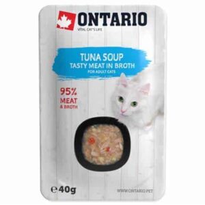 Ontario Cat Soup Tuna & Veg 40G