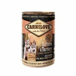 Carnilove Dog Tin Pup Salm & Turk 400Gr