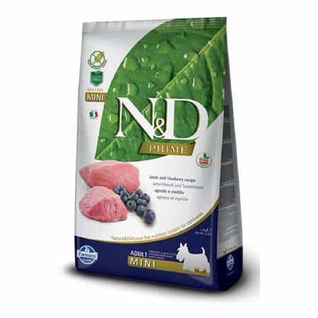 N&D Dog Dry Ad Mini Lamb Blue 2.5Kg