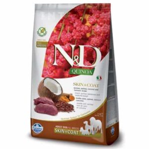 N&D Dog Dry Adult Skin Coat Venison 7Kg