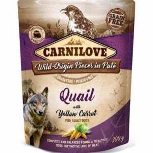Carnilove Dog Pouch Ad Quail 300Gr