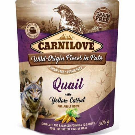 Carnilove Dog Pouch Ad Quail 300Gr