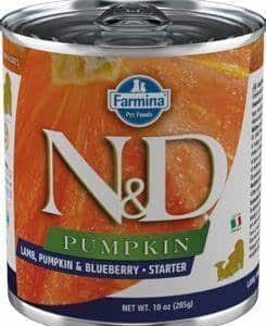 N&D Dog Wet Lamb,Pumpk Starter  285G