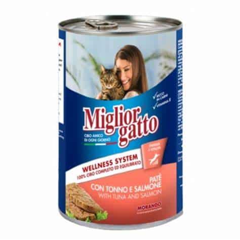 Miglior Gatto Cat Tin Pate' Tuna/Salm 40