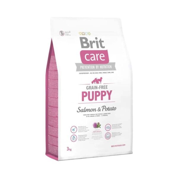 Brit Dog Dry Gf Pup Salmon 3Kg