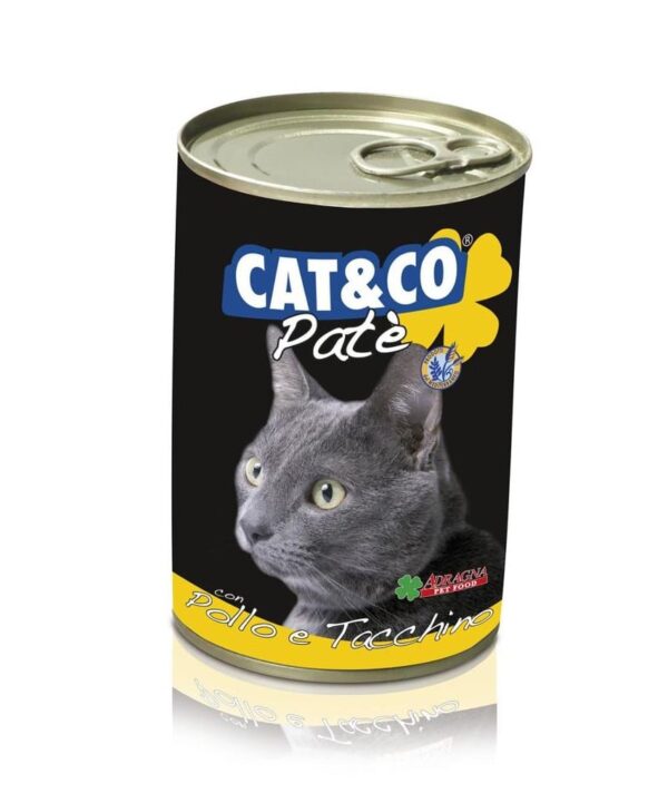 Cat & Co Tin Chunks Chic/Turk 400Gr