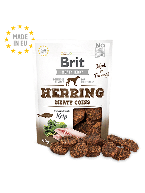 Brit Treats Jerky Herring Coins 80 Gr