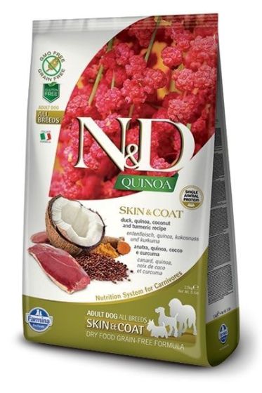 N&D Dog Dry Adult Skin Coat Duck 7Kg