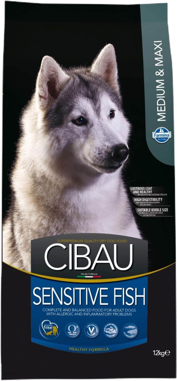 Cibau Dog Dry Adult Fish Medium Maxi 12K