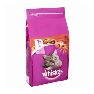 Whiskas Adult Dry Beef 3.8Kg