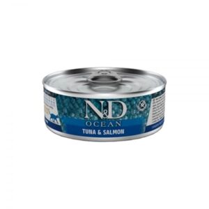 N&D Cat Wet Ad Salm Tuna 80Gr