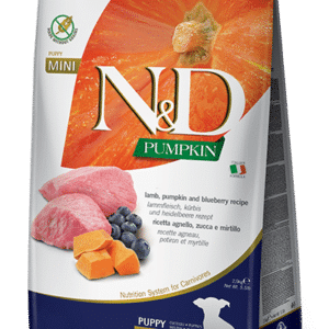 N&D Dog Dry Puppy Mini Lamb Blue 2.5Kg