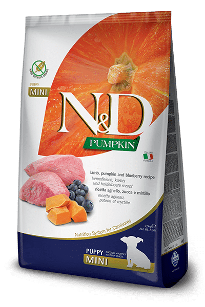 N&D Dog Dry Puppy Mini Lamb Blue 2.5Kg