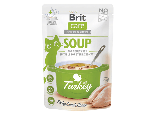 Brit Cat Soup Turkey 75G