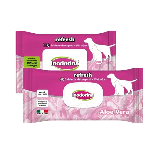 Inodorina Wipes Aloe 110 Pc