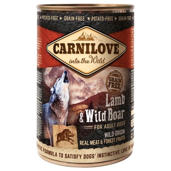 Carnilove Dog Tin Wildboar 400Gr