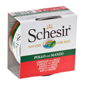 Schesir Dog  Tin Chic Beef150 Gr C682