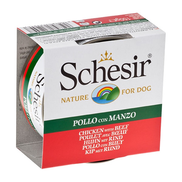 Schesir Dog  Tin Chic Beef150 Gr C682