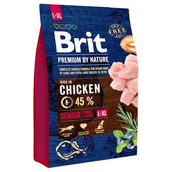 Brit Dog Dry Nature Senior Lg / Xl 3Kg