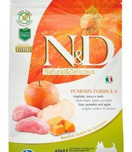 N&D Dog Dry Ad Mini Boar Apple  7Kg