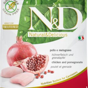 N&D Cat Dry Neutered Chick+Pom - 300Gr
