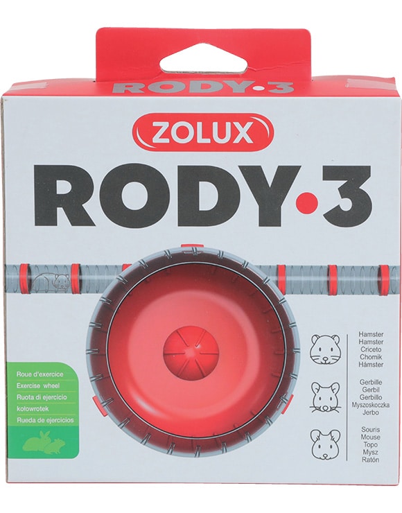 Ruota Silenziosa Rody3 Granata