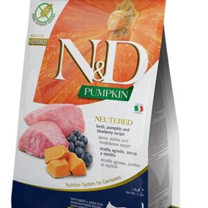 N&D Cat Lamb & Blueberry Neutered 1.5Kg